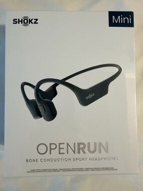 Shokz OpenRun Mini Bone Conduction Headphones - Black
